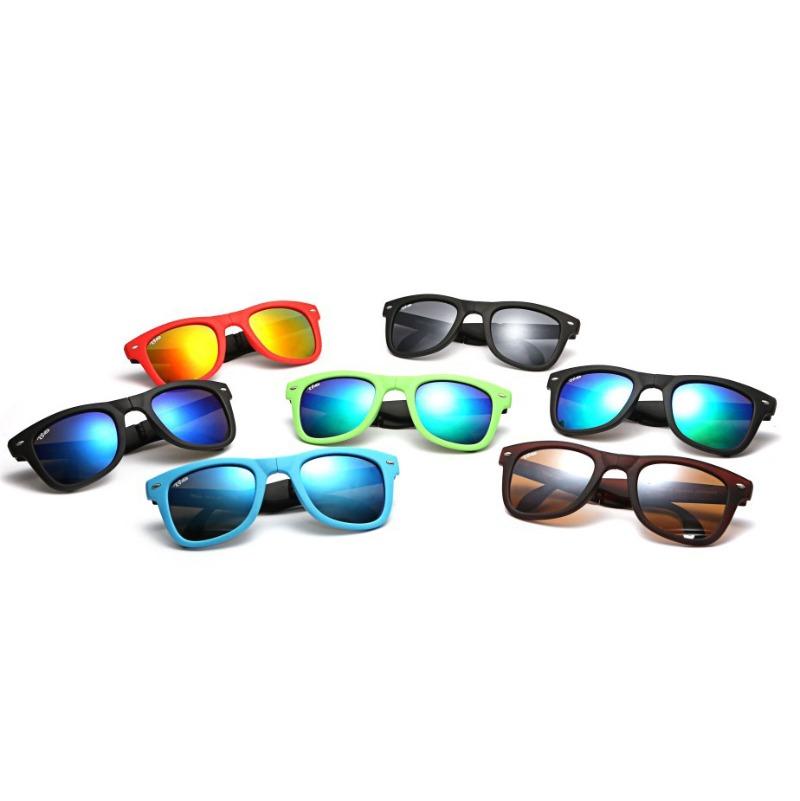 Non-polarizerd Foldable Square Sunglasses Fashion Men's Driving Sun Glasses Women's Outdoor Sports and Cycling Goggles UV400 Eyewear