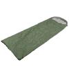 Adult Outdoor Envelope Sleeping Bag with Hood Waterproof for Camping Hiking BackpackingMilitary Green