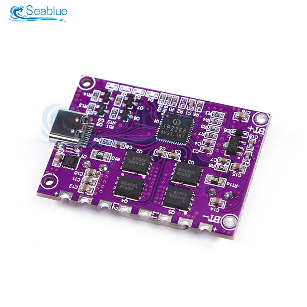 IP2368 PD 100W Fast Charging Module Bidirectional Buck-Boost Type-C Interface Lithium Battery Power Bank Board for Laptops Phone