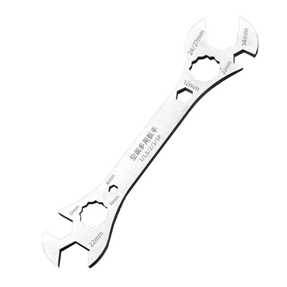 

Многофункциональный гаечный ключ для кондиционера из легированной стали, утолщенный и закаленный, рожковый гаечный ключ, прочный многофункциональный гаечный ключ