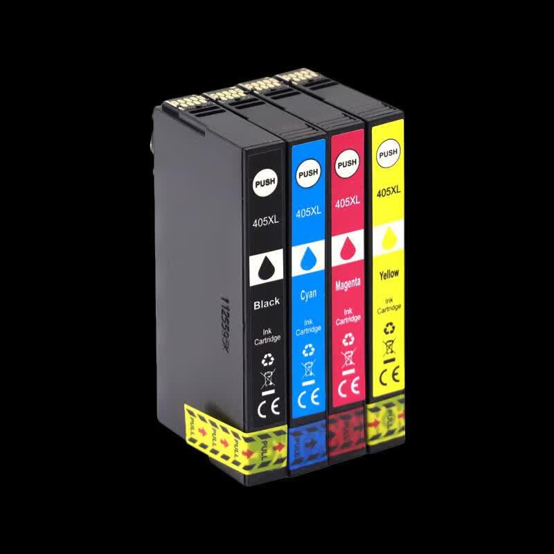 Compatible T405XL 4-Color Ink Cartridge Set for Epson
