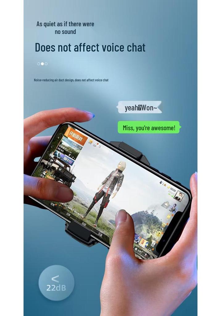 2025L-01 Mobile Phone Cooler: Instant Refrigerating Back Clip for Gaming with Three-Second Cooling.