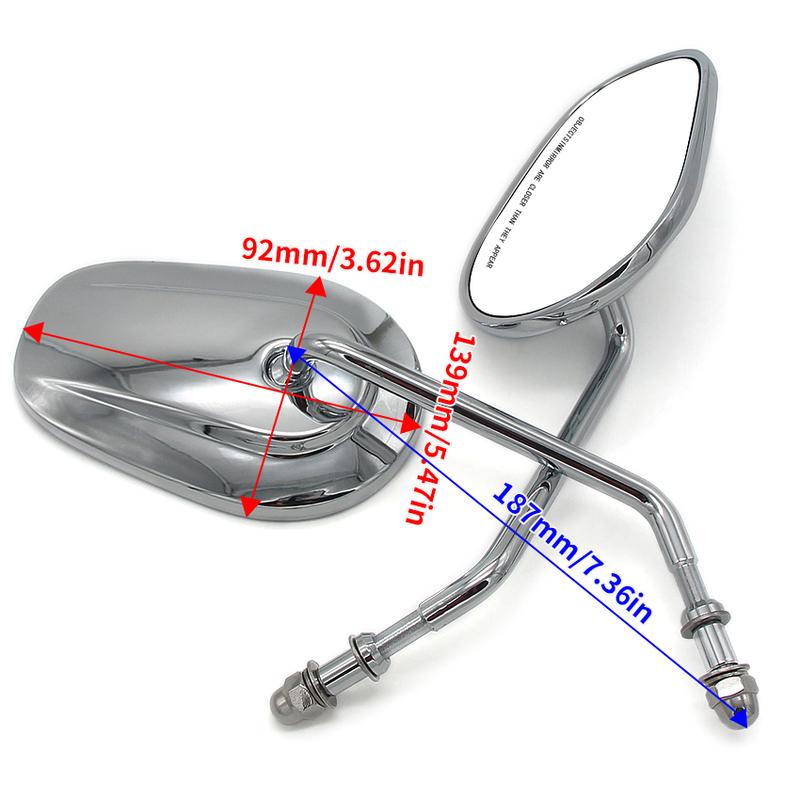 Motorcycle Side Rearview Mirror Motrcycle For Harley Davidson CVO Street Road Glide Ultra Freewheeler FLRT Night Rod    Special