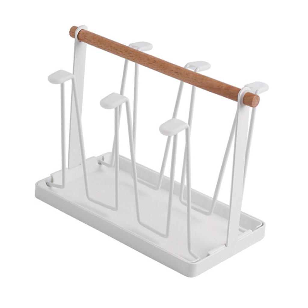 Cup Drying Rack Iron Art Mug Draining Holder Multi Functional Kitchen Cup