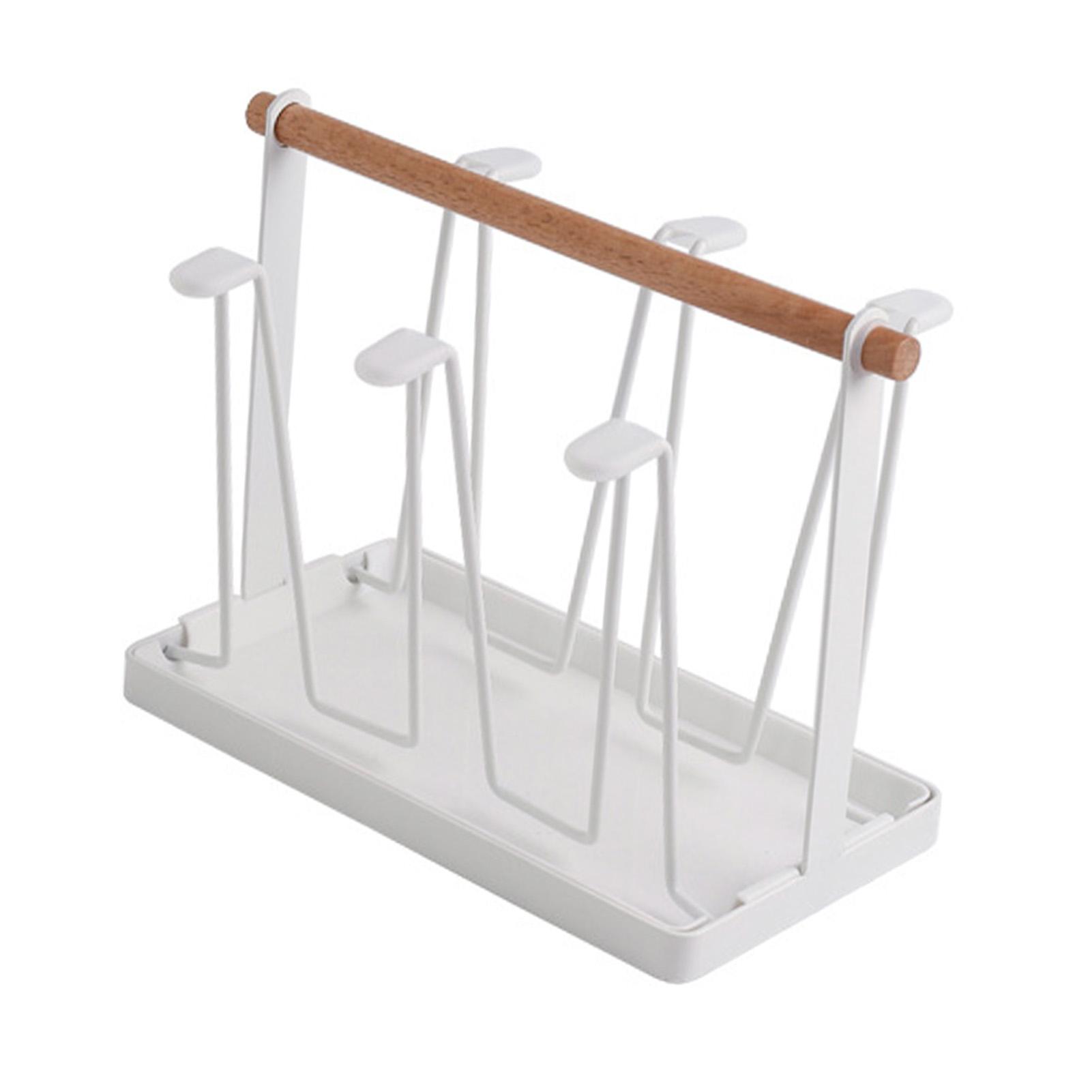 Cup Drying Rack Iron Art Mug Draining Holder Multi Functional Kitchen Cup