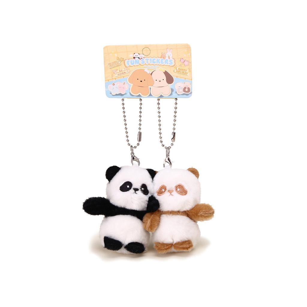 Cute Panda Penguin Dog Cartoon Animal Magnetic Plush Pendant For Kids And Friendship Gifts