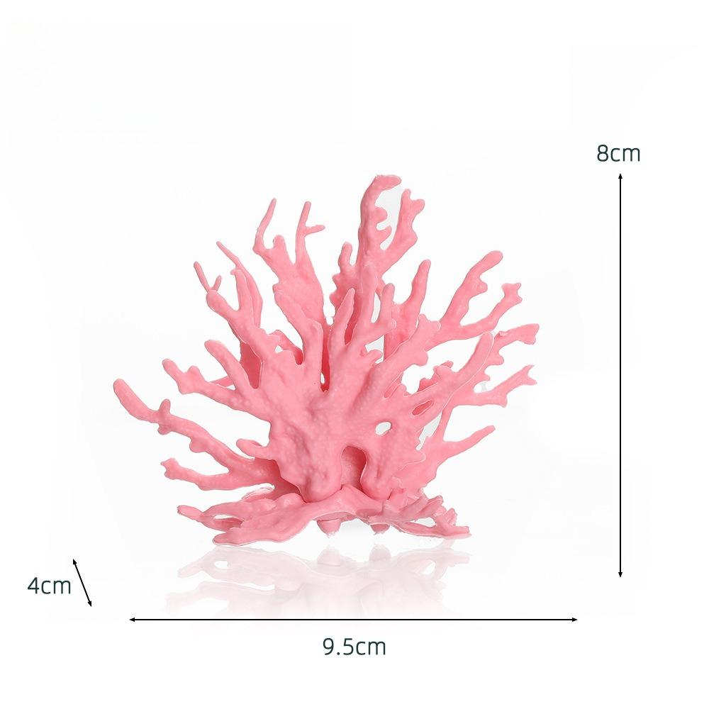 1 шт. Искусственный коралл, ПВХ Имитация кораллового рифа, Искусственный коралловый декор для аквариума, Коралл для украшения маленького аквариума