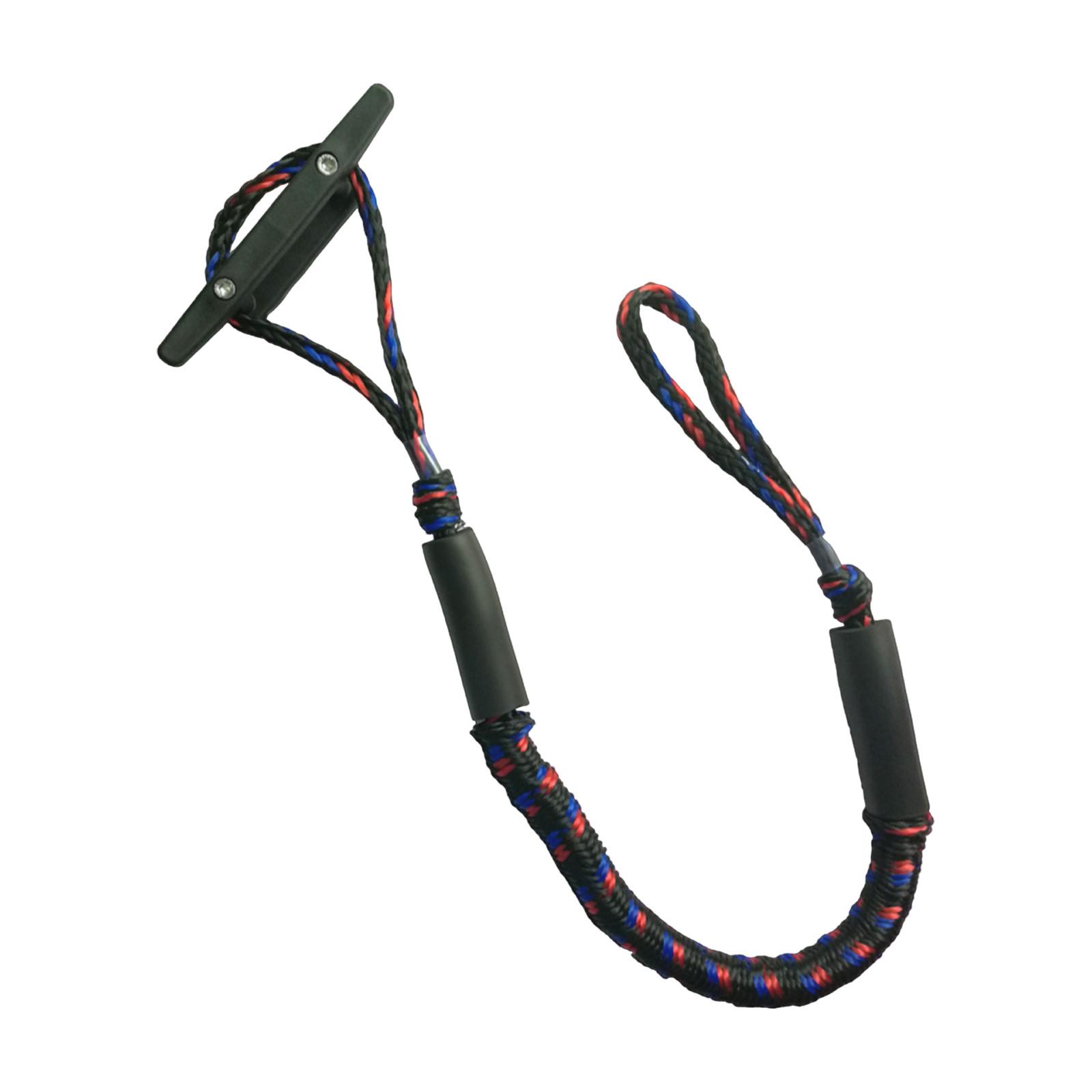 

Heavy Duty Bungee Dock Lines,elastic Rope Motorcycle Cable Wharf Rope Mooring Rope 4FT One Size тёмно-синий