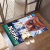 Custom Name Personalized Kylian Mbappe Print Carpet, Versatile Home Decor Rug, for Playroom, Apartment, Balcony, Entryway, Hallway Gift