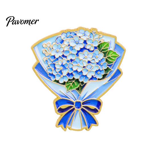 Artistic Floral Gift Bouquet Brooch Pin for Women, Enamel Romantic Flower Jewelry, Durable Zinc Alloy Lapel Coats Dresses And Scarves