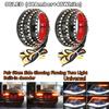 2Pcs 60Cm Error Free Dual Color Drl Headlight Eyebrow Turn Signal Strip Light