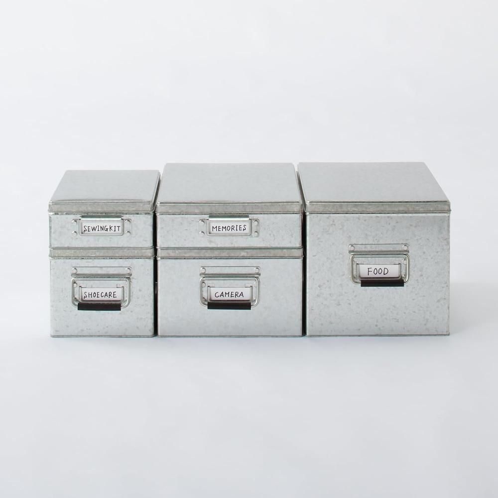 Muji Ryohin Verzinkte Eisenbox Groß Höhe 24cm Typ Kgg23a1s Kleiderbox Aufbewahrungsbox Aufbewahrungsbox