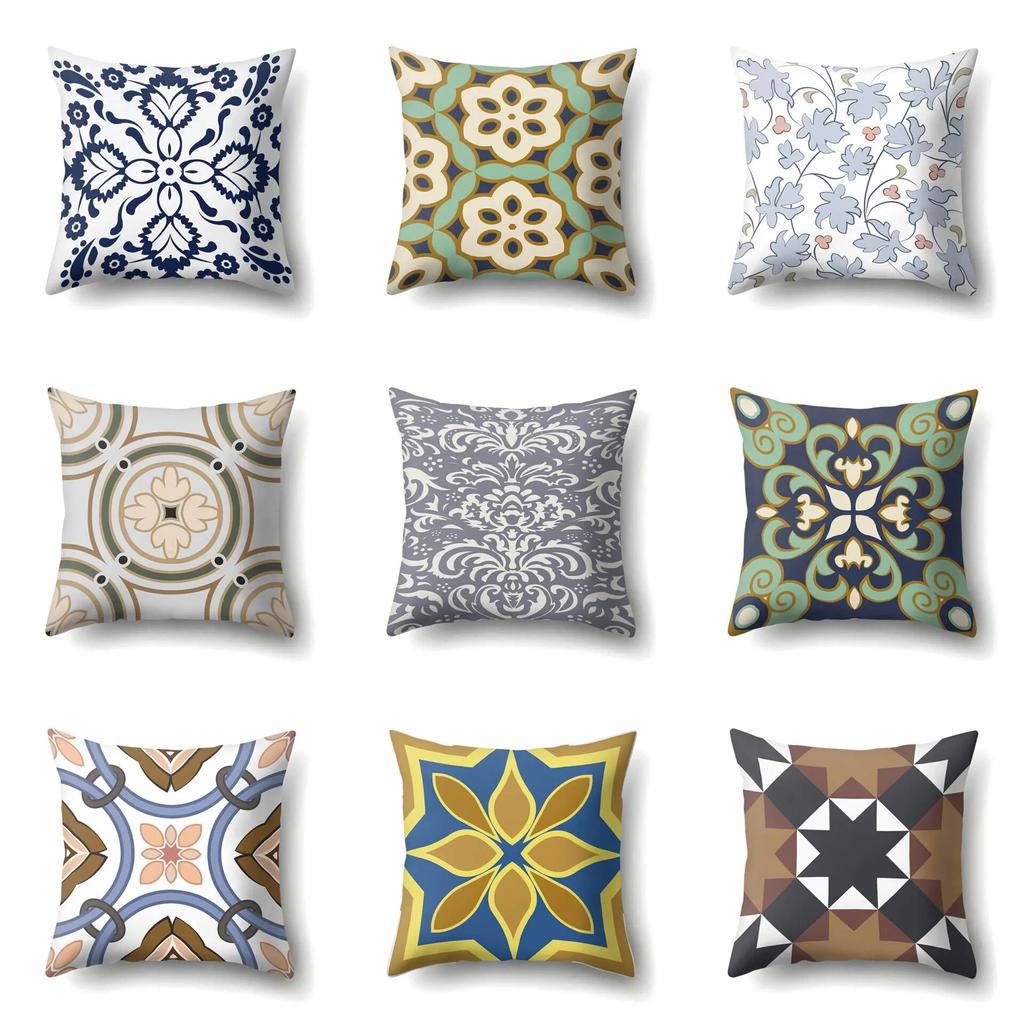 Geometric Stripe One-sided Waist Pillowcase  Living Room Bedroom Home Sofa Cushion Cover