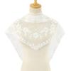 Fashion Lace Flower Hair Scarf Headband Vintage Cute Bandanas for Women Bohemian Thin Sweet Headscarf Shawl Photography