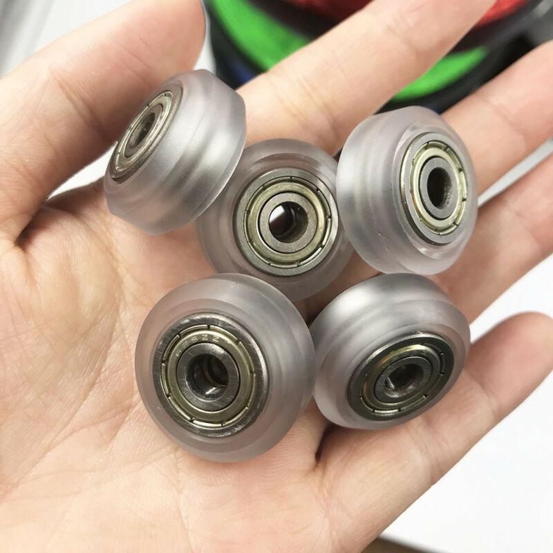 Famus V Groove Pulley 20pcs Compact Groove Wheel 5mm Bore 625 Bearing Pulley Accessories for 3D Printers CNC Machines Famus V Groove Pulley 20pcs Compact Groove Wheel 5mm Bore 625 Bearing Pulley Accessories for 3D Printers CNC Machines