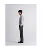 8seconds [Everyday Slacks] Fleece-Lined Semi-Wide Fit Slacks - Ash