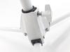 KC MCS-4400WH White Straight Microphone Stands (Set of 6) (Soft Case and Microphone Holder Included)