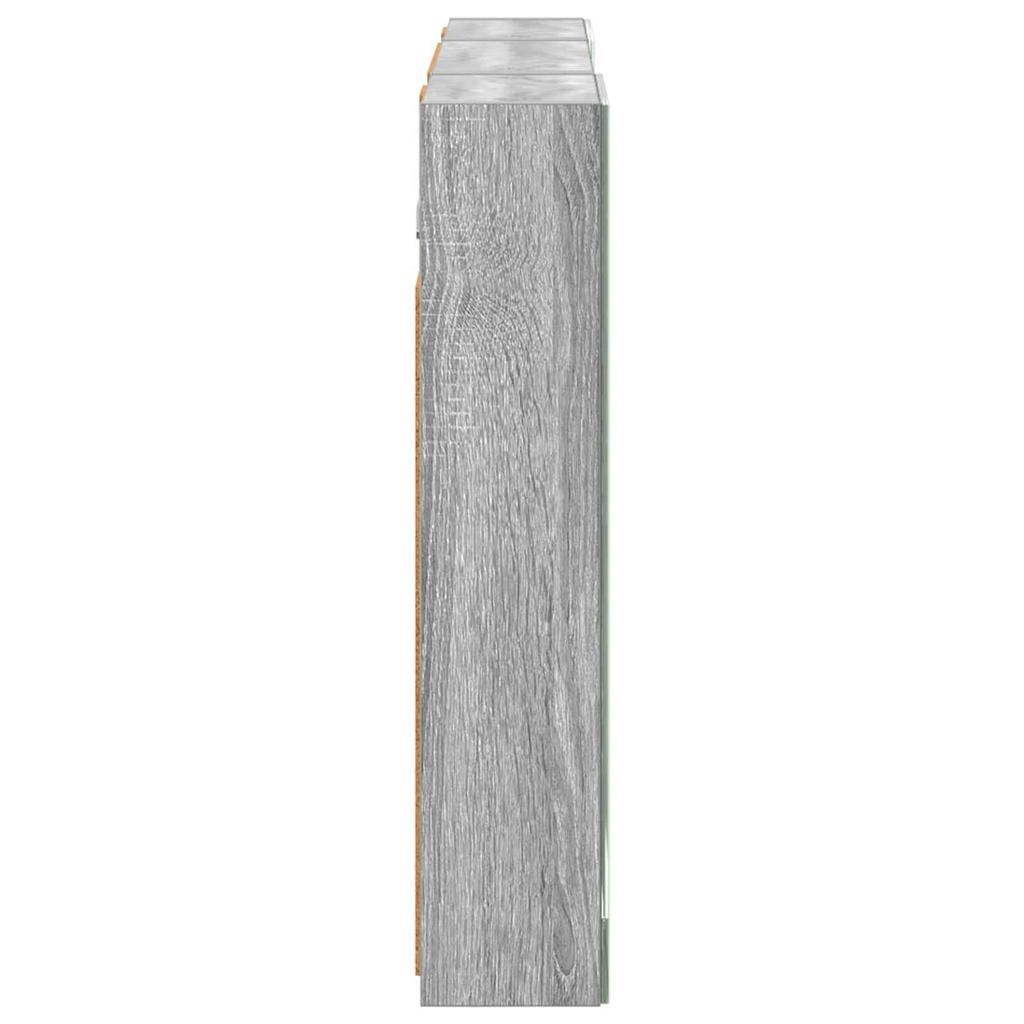 Bathroom Cabinet Set 3 Pcs 100 X 10.5 X 50 Cm Particleboard
