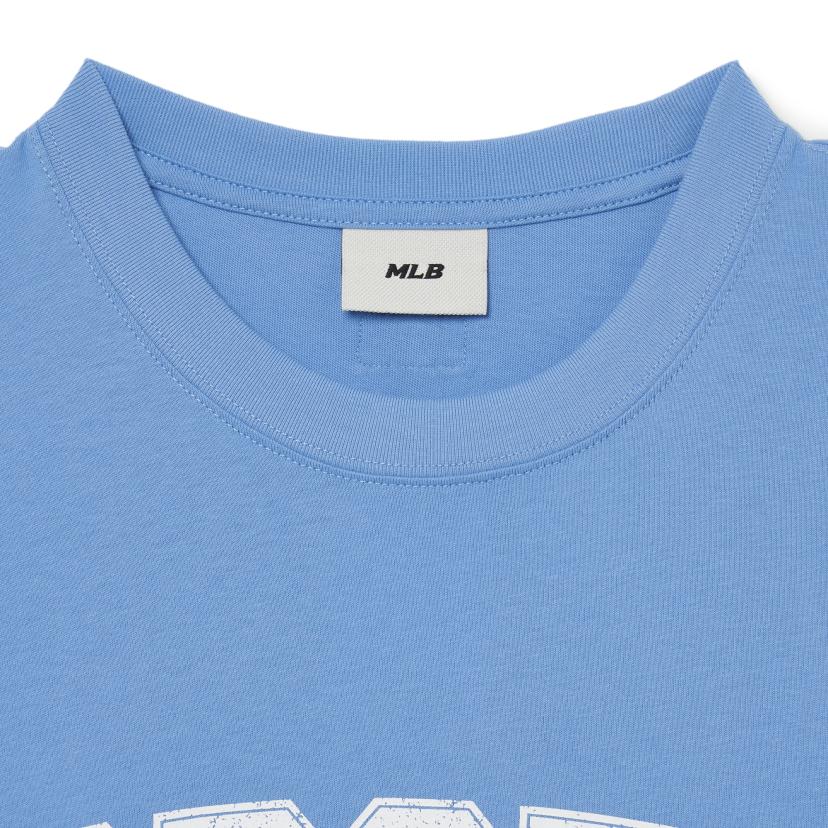 New MLB SS23 T Shirt Unisex Light Blue 3ATSV0633-07CBL
