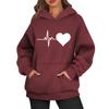 Womens Hoodies Oversized Sweatshirts Long Sleeve Casual Pullover Hooded Sweatshirt Tops