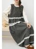 2026 Spring Mori Girl Floral Cotton Linen Jacket & Skirt Set - Casual Women's Suit