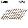 Drill Bit Bit Rotary Diamond Sleeve Shape 1-4mm 10Pcs