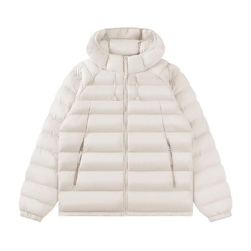 Unisex Winter Puffer Coat Hooded Slim Fit Thick Cotton Jacket Couples