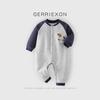 Infant Warm Velvet Jumpsuit - Autumn/Winter Long Sleeve Romper for Outdoor Play