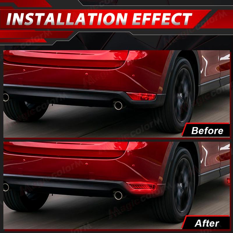 Brake Light For Mazda CX5 CX-5 2017 2018 2019 2020 2021 Rear Bumper Light Turn Signal Reflector Lamp Assembly Driving Taillight