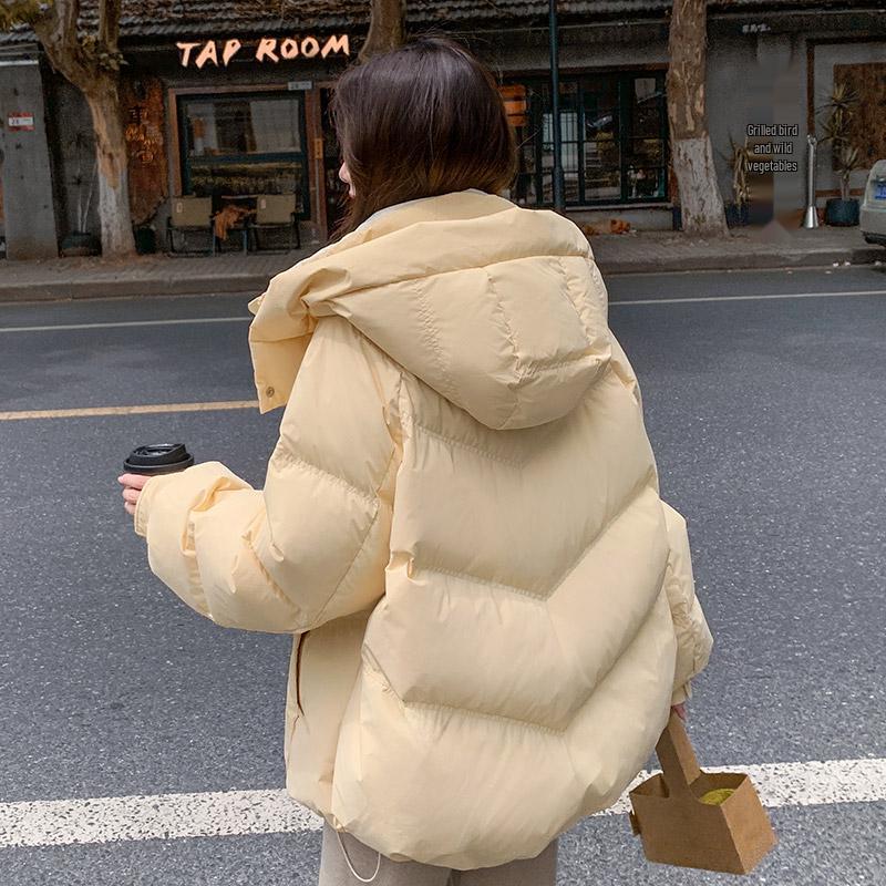 Authentic 2025 Girls' Thickened Hooded Winter Down Jacket