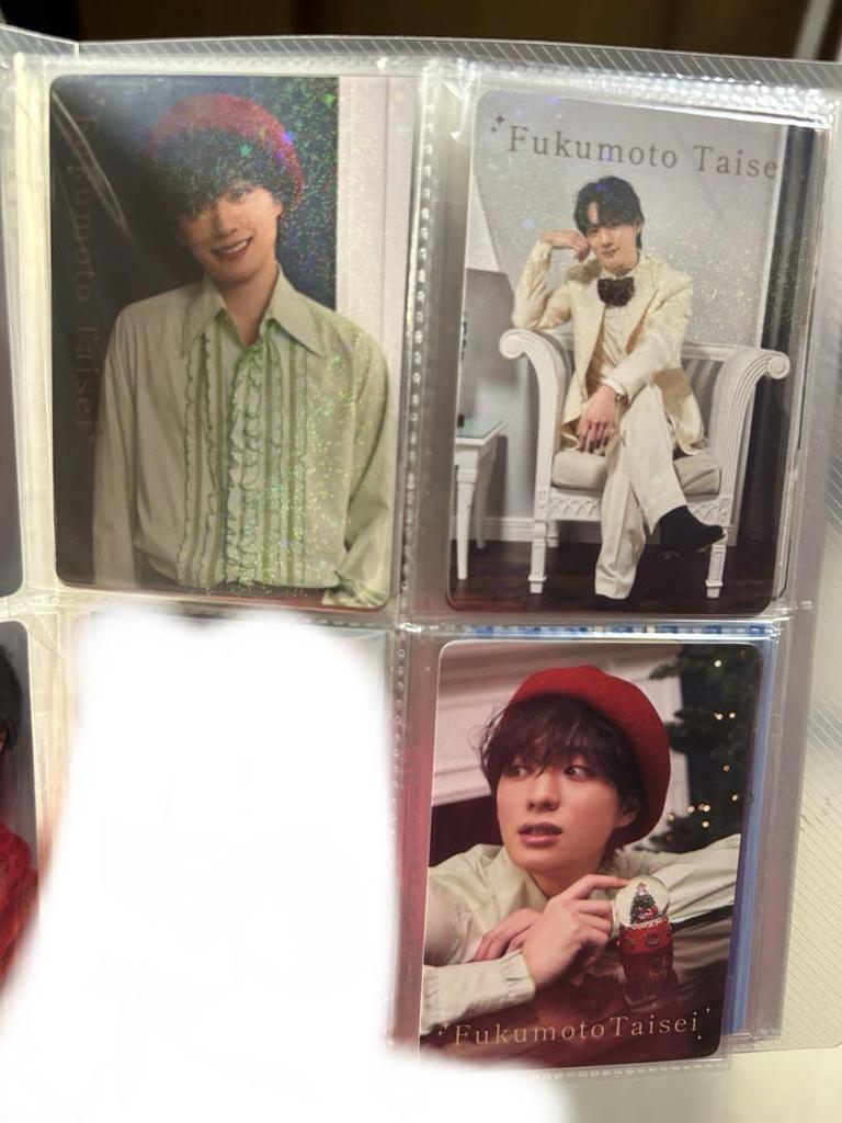 [USED] Price Reduced!!! Fukumoto Hiroharu Christmas Fan Meeting Trading Card