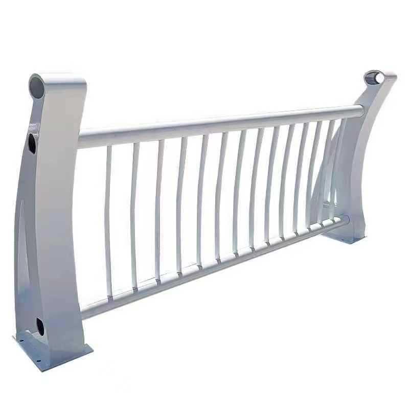 Stainless Steel Anti-Collision Bridge Barrier with Integrated Lighting