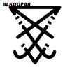 BLKUOPAR Bible Jesus Lucifer Satan Angel Demon Religious Icon Creative Car Stickers Windows Trunk Helmet Decals VAN Accessories