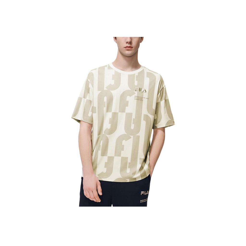 New FILA T Shirts Men's Ecru F11M319106F-IV