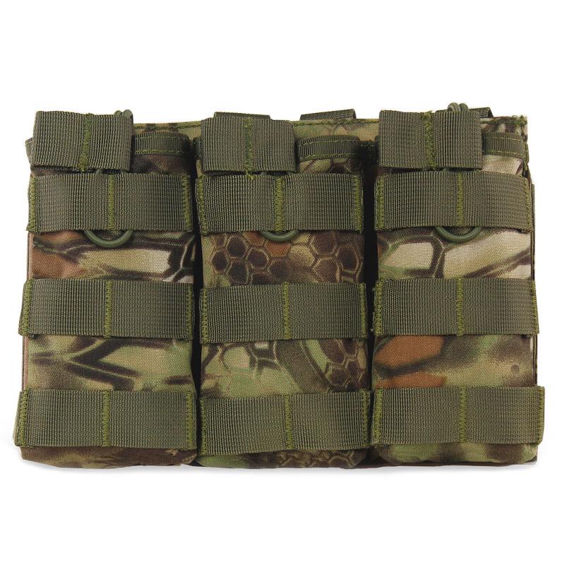 Military Fan Tactical Vest Molle Triple Pouch - Multifunctional Accessory & M4 Magazine Pouch