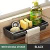 Household Dishwashing Drain Rack Sink Faucet Rack Punch-free Kitchen Rag Sponge Detergent Storage Rack