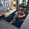 Robot Warrior with Fiery Halo Suitable As a Non-slip Mat for the Living Room or Bedroom Sofa