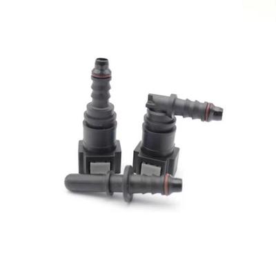 Car Fuel Line Coupler Id6 Id8 7.89 9.89 Black Quick Assembly Without Tools Car Accessories Hose Connector Rubber Nylon Oil Line