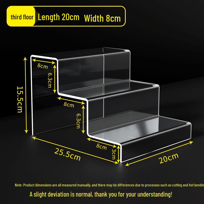 Transparent Acrylic Multi-layer Display Stand for Figures and Blind Boxes