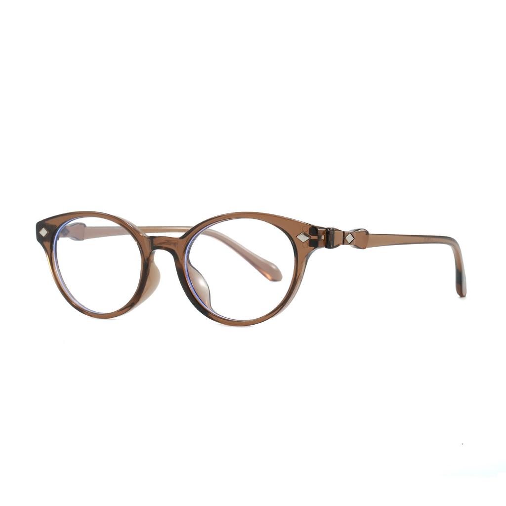 Ryan's new plain retro anti-blue glasses fashionable versatile bow Internet celebrity frame glasses