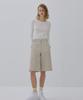Ssikeoseun Classic Bermuda Shorts - Beige