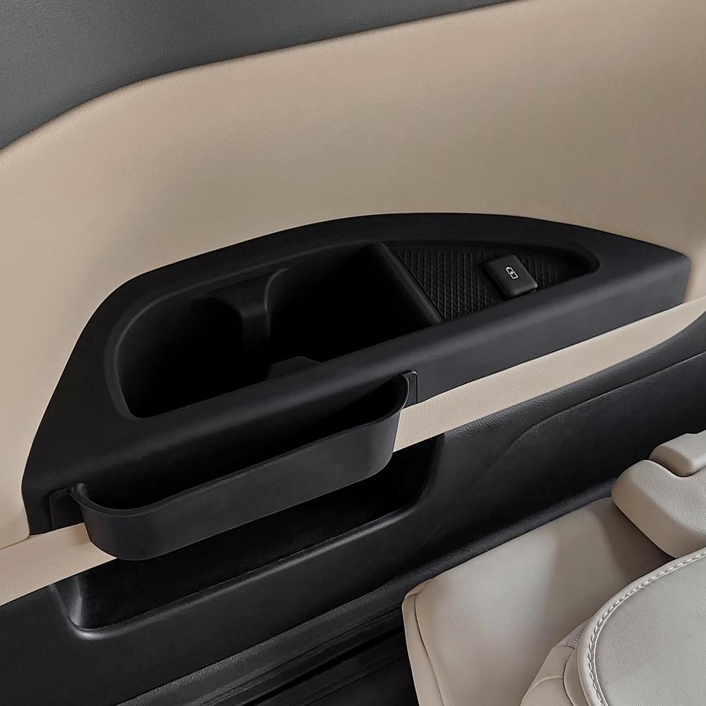 FDAIUN Car 3rd Row Seat Cup Holder Coaster Silicone Pad Car Door Storage Box Compatible with Toyota Alphard 40 Series Vellfire 40 Series June 2023