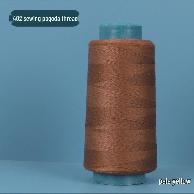 402 Polyester Thread: Black & White Sewing Thread for Hand Needlework and Household Sewing Machines
