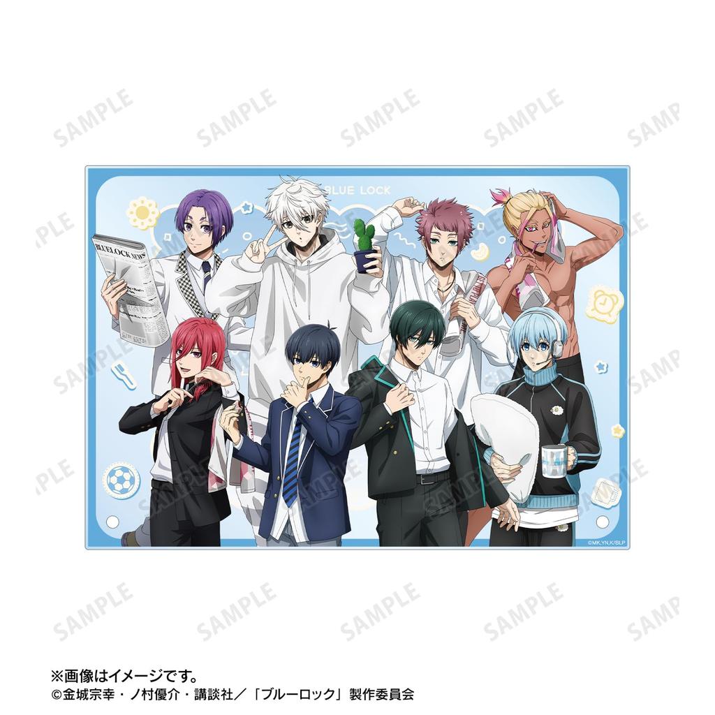 TV anime Newly drawn group morning routine A5 acrylic panel "Blue Lock" ver.