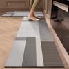 Modern Minimalist Kitchen Rug Non-Slip, Stain-Resistant Diatomaceous Earth Mat Absorbent Bathroom Door Mat Home Decor