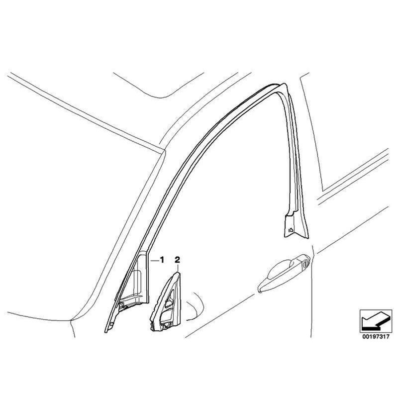 New For BMW Series E92 E93 2006-2013 Front Door Speaker Tweeter Foam Seal Pair 51337119173 51337119174