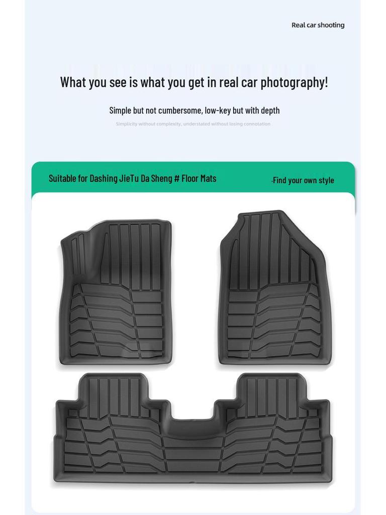 Compatible Floor & Trunk Mats for Chery Jetour Dashing (2023-2025)