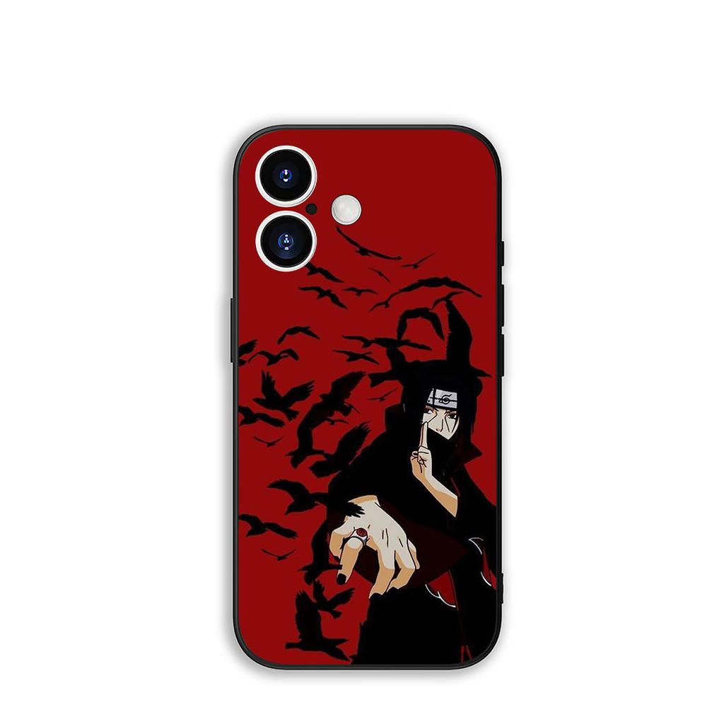 for Apple iPhone 16 15 14 Plus 13 12 Mini 17 Pro Max + 16E Air 16+ ProMax Phone Cover Case Narutos Comics Sasuke Uchiha Itachi