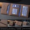 EUCAGR Artificial leather credit card magnetic elastic wallet(5 card slot)with strong magnetic accessories | ID card clip wallet