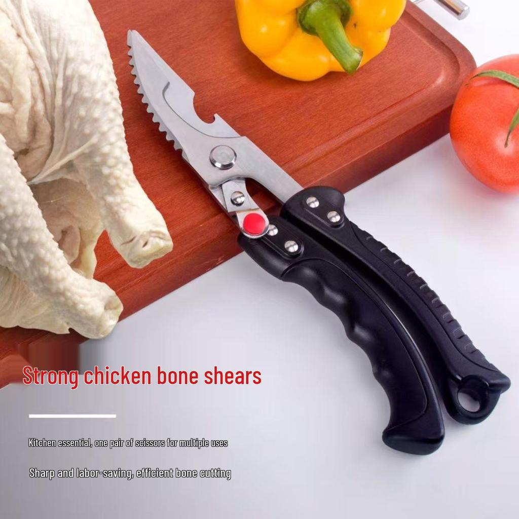 Kitchen Strong Stainless Steel Multi-Functional Bone Cutting Knives & Scissors